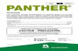 GROUP 14 HERBICIDE PANTHER · 11901 s. austin avenue alsip, il 60803 net contents 5 lbs. (2.26 kg) epa reg. no. 71368-102 for control and/or suppression of certain weeds in cotton,