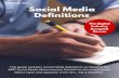 MRC Social Media Measurement Definitions 1 Social Media Definitions This guide contains social media