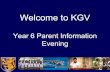 Welcome to KGV - ESF...Year 6 Students KGV Taster Day in January KGV visits to Primary School in March KGV Transition Visit in June Parents School tours by arrangement Transition Visits