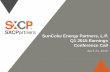 SunCoke Energy Partners, L.P. Q1 2015 Earnings Conference Calls2.q4cdn.com/280787235/files/doc_presentations/... · SXCP Q1 2015 Earnings Call 5 Raised Q1 ‘15 distribution per unit