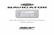 Ness M1 Navigator Touchscreen Keypadnesscorporation.com/UserManual/890-421_M1_Nav_user(1).pdf · M1 Gold and M1 EZ8 / EZ16 series Cross Platform Controllers. The Navigator is the