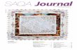 SAQA Journal...SAQA Journal • 2018 | No. 4 • 3 I have spoken to many long-standing and new members recently to ask what they want from SAQA. What a fascinating discussion! Everyone