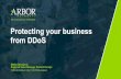Protecting your business from DDoS - TMSI...Protecting your business from DDoS Marko Djordjevic Regional Sales Manager Eastern Europe TMSI Antidotum 09.11.2016 Budapest