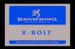X-Bolt · Browning X-Bolt is one of the most accurate, sophisticated and finest constructed bolt-action rifles available today. The Browning X-Bolt ... Y o U A r e r e s P o n s i