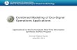 Combined Modeling of Eco-Signal Operations Applications...Eco-Traffic Signal Priority Application: Modeling Results Summary of Preliminary Modeling Results Eco-Transit Signal Priority