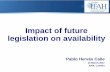 Impact of future legislation on availability...Tremendous potential for new technologies and improvements to the veterinary market Impact of future legislation on availability Antibiotics