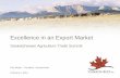 Excellence in an Export Market · –Marketing regional producers –Canadian Beef Brand Mark annual impressions: 182 MILLION •Superstore – 100% Canadian Beef –On pack and counter