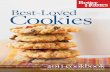 Best-Loved Cookies€¦ · Bake: 10 minuteS per batCh Oven: 350°F makes: about 72 CookieS 1⁄2 cup butter, softened 1⁄ ⁄ ⁄ ⁄ ⁄ ⁄ ⁄ ⁄ ⁄ ⁄ ⁄ ⁄ ⁄ ⁄ ⁄