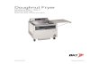 Doughnut Fryer - Parts Town · Doughnut Fryer Introduction 2 Introduction The BKI Doughnut Fryer is intended for general commercial use. It consists of an oil vat, 2 electrical control