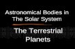 The Solar System · - Mercury, Venus, Earth, and Mars Outer planets (AKA Giant Gas Planets) Jupiter, Saturn, Uranus, and Neptune. Inner Planets. Mercury. Mercury Part 1 of 2 Distance