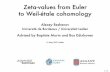 Zeta-values from Euler to Weil-étale cohomologycadadr.org/these/2017-05-15-slides-handout.pdf2017/05/15  · Zeta-values from Euler to Weil-étale cohomology Alexey Beshenov Université