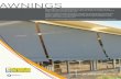 AWNINGS - Apollo Blinds · 2018-06-21 · winter, Awnings can help retain heat. Apollo’s range of durable Awnings can handle the elements and our extensive range of designer colours