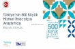 Türkiye’nin 500 Büyük Hizmet İhracatçısı Araştırması...Ajanda Hizmet İhracatı • Mal ve Hizmet İhracatı Arasındaki Farklar • Dünyada ve Türkiye’de Hizmetler
