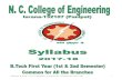 Syllabus B.Tech 1 Semester, Common for All Branches (2017 ...ncce.edu/wp-content/uploads/2017/07/B.Tech-1st-year.pdfSyllabus B.Tech 1st & 2nd Semester, Common for All Branches (2017-18)