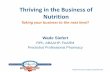 Thriving in the Business of Nutrition...Drug Induced Nutrient Depletions? •It is your responsibility! (Drug Induced Nutrient Depletion: The Pharmacist’s Responsibility, NCPA Journal