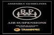ASSEMBLY GUIDELINES - BPW Transpec...Suspension Assembly and Brake Chamber Installation All fastener threads should be coated with anti-seize paste prior to assembly Step 3.3 Fixed