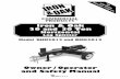 Iron & Oak 20 and 30 Ton Horizontal · 2019-11-14 · 20 and 30 Ton Horizontal Log Splitter Model BHH2013 and BHH3013 Owner / Operator and Safety Manual . 800-817-1005 1 Iron & Oak