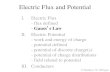 Electric Flux and PotentialUsing Gauss’s Law to Solve for E • In certain situations Gauss’s law is handy for determining the electric field of a charge distribution. • This