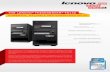 THE LENOVO® THINkSERVER® TS130...THE LENOVO® THINkSERVER® TS130 POWERFUL, STABLE, AND SECURE The ThinkServer® TS130 is a powerful, feature-rich yet affordable server, perfect