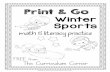Winter Sports - The Curriculum Corner 123...© . Roll, Write & Tally . Name: _____ Roll the die Write the number Show the tally marks . 6