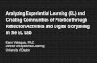 Analyzing Experiential Learning (EL) and Creating Communities of … · 2018-10-17 · Vox Pop Series. Reflection, Digital Storytelling, & Building Communities of Practice Communities