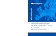 National qualifications framework developments in Europe · 2019-12-19 · National qualifications framework developments in Europe Analysis and overview 2015-16 Europe 123, 570 01