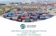AAPA Marine Terminal Management Training October 1-5, 2018 …aapa.files.cms-plus.com/2018Seminars/TerminalTraining... · 2018-10-17 · 4 marine terminals in operation 3 terminal