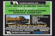 RAILROAD & EXCAVATING SERVICE COMPANY · PIPE LAYERS MOTOR GRADERS EOF=OMMN=C=NVVV=`^q 140H Graders, w/Rippers, S/Ns 022K7104 & 22K013104 CAT 140H Grader, w/Rippers CAT M583K Midwestern