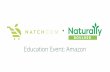 Education Event: Amazon - Naturally Boulder · 2019-01-25 · • Sponsored Product Ads (Manual & Auto) • Headline Search Ads • Competitive Product Ads • Test, Learn, ... Techcrunch,