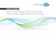 WHITE PAPER - Dextera Consultoria · 2016-08-02 · 4 The Psychology of Successfully Delivering Organisational Change This white paper on the Psychology of Successfully Delivering