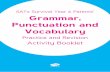 SATs Survival Year 6 Parents’ Grammar, Punctuation and ...The Verb ‘To Be’ A tricky one for children is the verb ‘to be’ as they don’t always recognise it as a verb. That’s