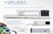 HZL-NX7 - JUKI Italia SPA...HZL-NX7 New generation Macchina professionale di alta qualità a braccio lungo Ampia area di lavoro, comandi digitali, numerose funzioni Il braccio di 30