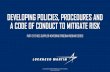 DEVELOPING POLICIES, PROCEDURES AND A CODE OF …€¦ · Ethics Supplier Mentoring Program Live Webinar Series PIRA #: CHQ201710003 18 DEFENSE INDUSTRY INITIATIVE (DII) SMALL BUSINESS