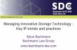 Managing Innovative Storage Technology : Key IP …...Storage Technology Hardware Patents What hardware should storage technology companies consider patenting? Components, chips, systems,