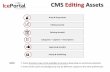 CMS Editing Assets - IcePortal, a Shiji (US) brand · 2019-11-05 · Editing Assets You will get a notification advising you that you are making changes to multiple assets at once.