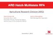 ARD Hatch Multistate RFA Multistate RFA final 20171205.pdf · 2017-12-05 · ARD Hatch Multistate RFA Deb Hamernik Associate Dean, ARD Associate Director, NE Ag Exp Station Interim