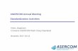 ASERCOM Annual Meeting Standardization Activitiesasercom.org/.../files/asercom_annual_convention... · ASERCOM Annual Meeting, 2017-01-13, Heinz Jürgensen, 2 ASERCOM Standardization