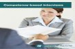 Competency-based interviews · 2018-02-18 · competency based interview question /s! White paper: Competency-based interviews How this role, contributes, to the success of the business