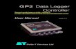 GP2 Data Logger Controller - Dynamax · • GP2 to PC USB cable (supplied with GP2) or GP2 RS232 cable • Delta-T Software and Manuals DVD (supplied with GP2) or internet connection