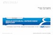 BEHAVIOURAL INTERVIEW REPORT - Psytech · This report presents Sam Sample’s competency profile in the following sections: 1. Guide to Using This Report