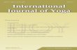 Journal of Yoga C o n t e n t s IJOY - UACJ · A review of the scientific studies on cyclic meditation} Cardiovascular and metabolic effects of intensive Hatha Yoga training in middle-aged