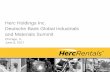 Herc Holdings Inc. Deutsche Bank Global Industrials and .../media/Files/H/HERC-IR/reports-and... · Deutsche Bank Global Industrials and Materials Summit Chicago, IL June 8, 2017.