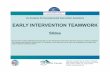 EARLY INTERVENTION TEAMWORK…Slides This document contains slides/transparencies that are used with the Early Intervention Teamwork Instructor’s Guide and Handout. The instructor