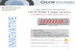 NOVATIVE dg8.8.8.8. OK - LCM SYSTEMS LTD · 1 Revision 24 15 March 2017 8.8.8.8. dg OK Software version F04.01 Large digit load cell display LD-STRAIN 4 digit version Installation