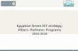Egyptian Green ICT strategy; Pillars- Partners- Programs on E-waste management practices on Egypt. â€¢Road