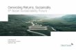 Generating Returns. Sustainably. 5th Basel Sustainability ... · The performance of such investments depends on unpredictable factors such as natural catastrophes, climate influences,