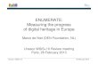 ENUMERATE: Measuring the progress of digital heritage in ... · material for the European Commission.” ... Digitisation, Digital Preservation, Digitisation Costs and Online Access