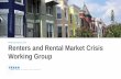 Wednesday, April 22, 2020 Renters and Rental Market Crisis ... · •Renters: Notwithstanding federal stimulus income supports, low and moderate income renters that have lost income