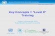 Key Concepts = “Level 0” - United Nations€¦ · Key Concepts = “Level 0” Training Project: Advancing the SEEA Experimental Ecosystem Accounting . System of Environmental-Economic