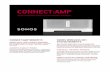 CONNECT:AMP...CONNECT:AMP BENEFITS WORKS WITH YOUR FAVORITE SPEAKERS Built-in amplifier means you can turn any speakers—bookshelf, floor-standing, outdoor, or in-ceiling—into a